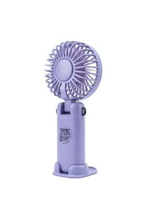 Led Göstergeli El Fanı MAVİ (MOR)
