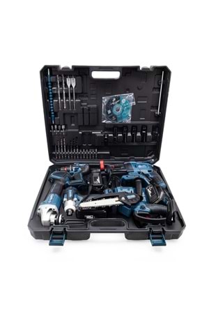 CHELİKBEI Beşli Set BS350 (10mm Ç.Mandren+S.Sıkma+Ş.Spral+Ş.Hilti+Budama)