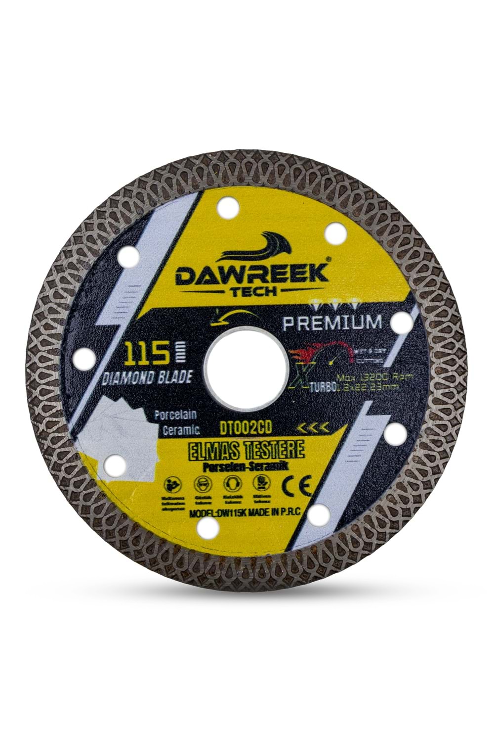 115mm Premium Sürekli Çember Elmas Testere Seramik