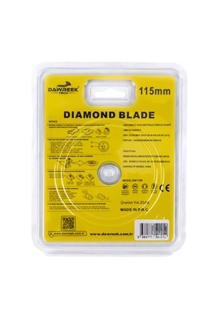 115mm Premium Segmentli Turbo Elmas Testere (Granit-Mermer-Taş)