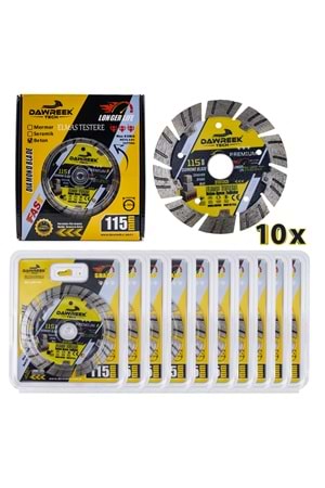115mm Premium Segmentli Elmas Testere (Beton-Duvar-Tuğla)