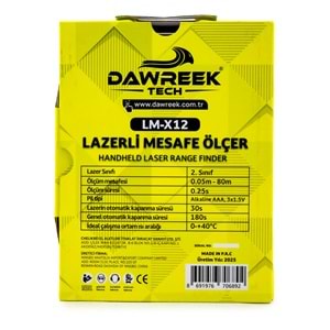 MESAFE ÖLÇER H01 YELLOW