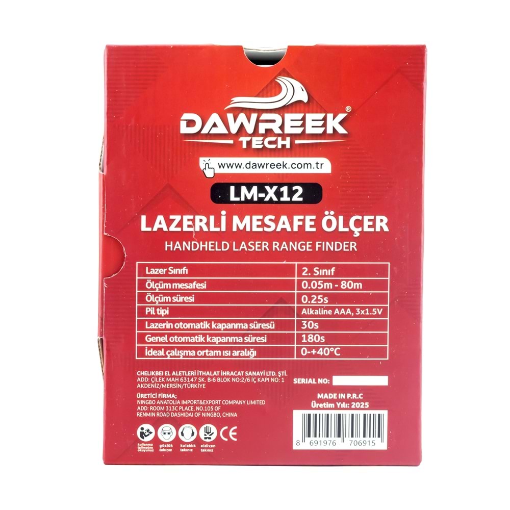 MESAFE ÖLÇER E40 RED