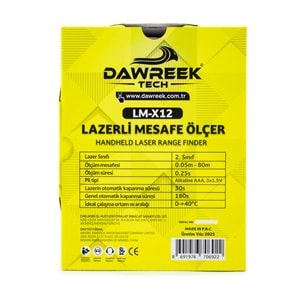 MESAFE ÖLÇER E40 YELLOW