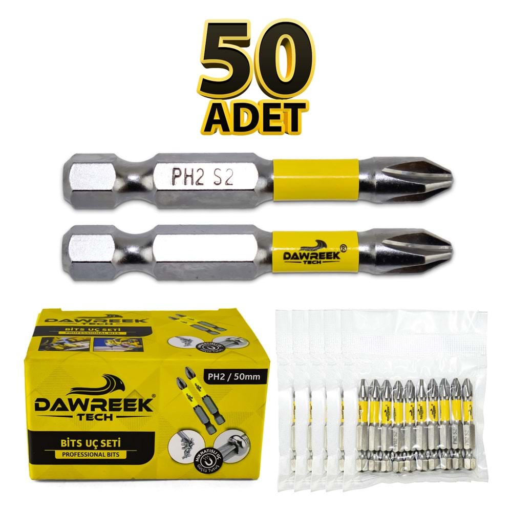 Yuvarlak Yıldız Bist Uç PH2/50MM